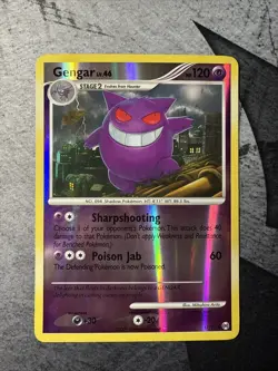 Pokemon Gengar Card 17/99 Reverse Holo Rare Arceus NM - Image 1