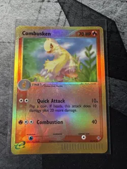 2003 Combusken 25/97 EX Dragon Reverse Holo Pokemon Card rare - Image 1