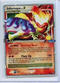 Infernape LV. X DP10 Diamond & Pearl Promo Holo Pokemon Card - Image 1