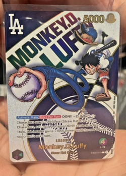 Monkey.D.Luffy (010) (Dodgers x ONE PIECE) EB02-010 One Piece Promotion Cards... - Image 1