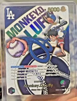 Monkey.D.Luffy (010) (Dodgers x ONE PIECE) EB02-010 One Piece Promotion Cards... - Image 3