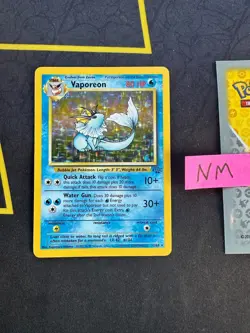 Pokemon Card Vaporeon Jungle Unlimited Holo Rare WOTC Vintage 12/64 175 💎NM💎 - Image 1