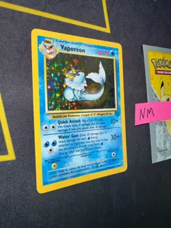 Pokemon Card Vaporeon Jungle Unlimited Holo Rare WOTC Vintage 12/64 175 💎NM💎 - Image 2