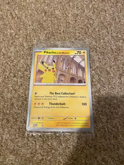 Pikachu At The Museum Jumbo Pokemon Card - Natural History Museum Ships To 🇺🇸 - Image 1