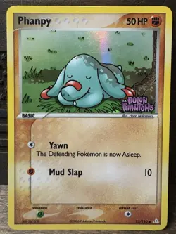 Pokemon Card - Phanpy Holon Phantoms 75/110 Reverse Holo Stamped - Image 1