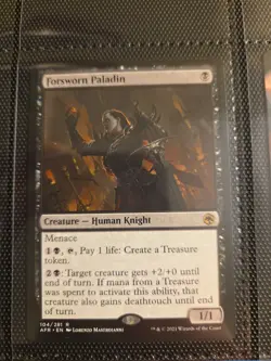 Forsworn Paladin X1 AFR MTG Adventures in the Forgotten Realms B1 - Image 1