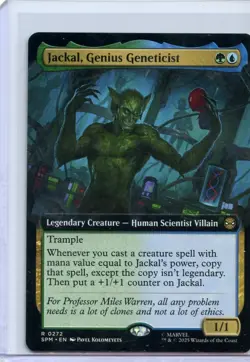 Mtg Jackal, Genius Geneticist Marvel's Spider-Man: Eternal-Legal Foil - Image 1