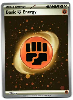 Basic Fighting Energy 006 - Scarlet & Violet Pokemon Cosmos Holo - LP Card - Image 1