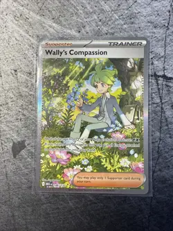 Pokemon TCG Mega Evolution Wallys Compassion SIR 186/132 Near Mint Holo - Image 1