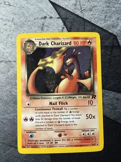 Dark Charizard 4/82 Team Rocket Holo Pokemon TCG - LP - Image 1