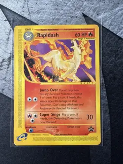 2002 Pokemon 51 Rapidash Black Star Promo - Image 1