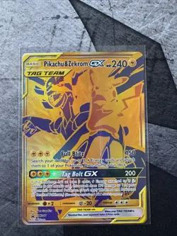 Pokemon TCG SM Promos #SM248 Pikachu & Zekrom GX NM - Image 1