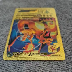 Pokemon Gold Foil Fan Art Card CHARIZARD V 522HP SRL07-03 - Image 4