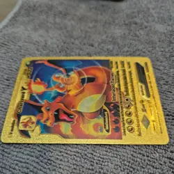 Pokemon Gold Foil Fan Art Card CHARIZARD V 522HP SRL07-03 - Image 5