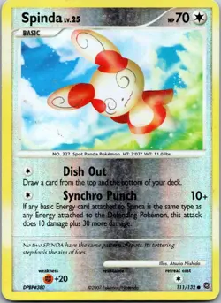 Spinda - 111/132 - Common - Reverse Holo - Secret Wonders #111/132 Pokemon TCG - Image 1