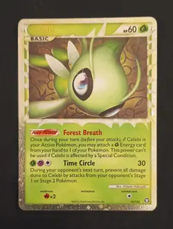 Pokemon Celebi Prime 92/102 HS Triumphant Card - Image 1