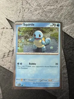 Squirtle Cosmos Holo Black Star Promo - SVP048 - Scarlet & Violet Pokemon 2023 - Image 1