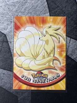 Topps Pokemon Ninetails #38 1999 TV Animation Edition Non Holo Black Logo - Image 1