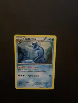 Pokemon TCG Vaporeon 22/98 XY Ancient Origins Promo Cosmos Holo - Image 1