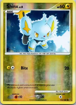 Pokemon Supreme Victors "Shinx" 126/147 Reverse Holo X1 - Image 1