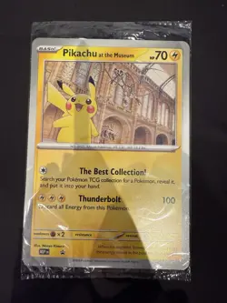 Pokemon Jumbo Pikachu At The Museum Promo / SEALED - Image 1