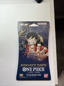 One Piece OP-01 Romance Dawn Sleeved Booster Pack Pre Errata Sealed - Image 1