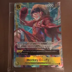 Monkey D. Luffy OP07-109 SR Illustration Box Vol 3 One Piece Promo Sealed - Image 1