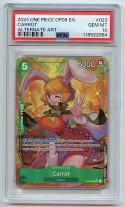 One Piece Carrot Op08-023 Alternate Art Psa 10 - Image 1