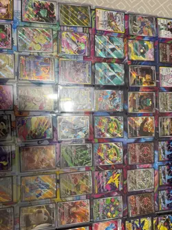 Pokemon cards full art and EX a lot of good hits brand new with sleeves A huge - Image 3