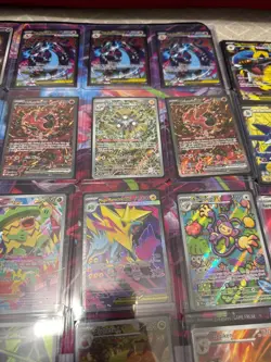 Pokemon cards full art and EX a lot of good hits brand new with sleeves A huge - Image 5