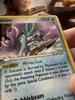 Suicune 4/17 Pop Series 2 Holo Foil Pokemon Card 2006 LP - Image 2