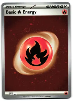 Basic Fire Energy 002 - Scarlet & Violet Pokemon TCG Cosmos Holo - LP Card - Image 1