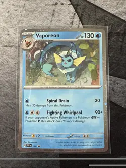 Vaporeon - 168 (Cosmos Holo) 168 Sv: Scarlet & Violet Promo Cards Holo - Image 1