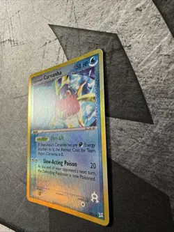 Team Aqua's Carvanha 25/95 Reverse Holo Team Magma vs Team AQUA Pokemon Card NM - Image 5