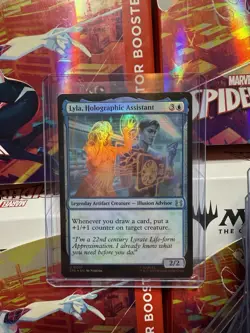 Magic the Gathering Spiderman Lyla, Holographic Assistant Foil , - 0007 - NM - Image 1