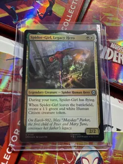 Magic the Gathering Spiderman Spider-Girl, Legacy Hero Holo , - 0149 - NM - Image 1