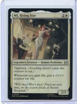 Magic The Gathering MJ, Rising Star Marvel's Spider-Man: Eternal-Legal Foil - Image 1