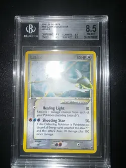 Pokemon Latias Gold Star 105/107 Ex Deoxys Holo ENG BGS 8.5 No Charizard Crystal - Image 1