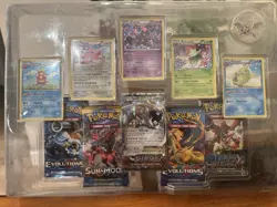 Pokemon Legacy Evolution Pin Collection Tray ONLY – Evolutions Sun & Moon - Image 1