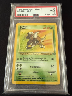 PSA 9 Pinsir 9/64 Jungle Unlimited Holo Rare Pokemon TCG - Image 1