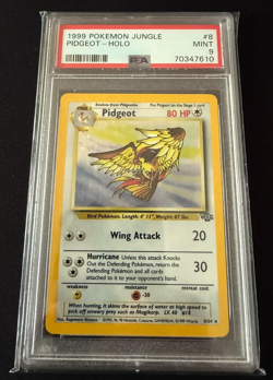 PSA 9 Pidgeot 8/64 Jungle Unlimited Holo Rare Pokemon TCG - Image 1