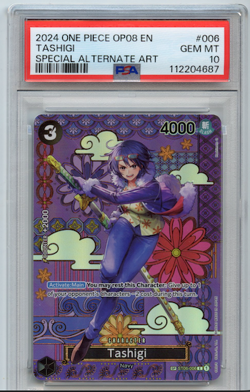 One Piece Tashigi SP ST06 006 OP08 Special Alternate Art PSA 10 Gem Mint - Image 1