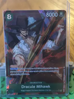 Dracule Mihawk [Alternate Art] OP12-030 One Piece Legacy Of The Master - Image 1