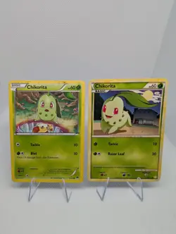 Chikorita 1/122 & 59/123 - Pokemon TCG Card - HP - Image 1