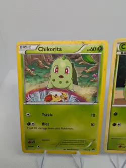 Chikorita 1/122 & 59/123 - Pokemon TCG Card - HP - Image 2