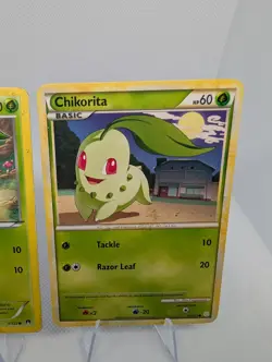 Chikorita 1/122 & 59/123 - Pokemon TCG Card - HP - Image 3