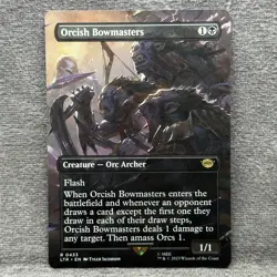 MTG Orcish Bowmasters Borderless Lord of the Rings LTR #433 Non-Foil NM - Image 1
