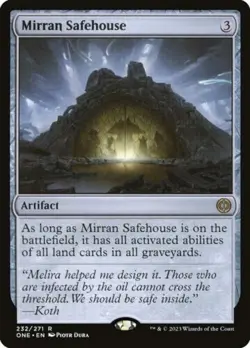 MTG 232/271 Mirran Safehouse Phyrexia: All Will Be One FOIL FINISH - Image 1