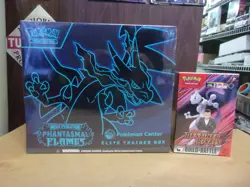 POKEMON PHANTASMAL POKEMON CENTER ETB + DESTINED BUILD+BLACK WHITE TECH + POUCH - Image 1