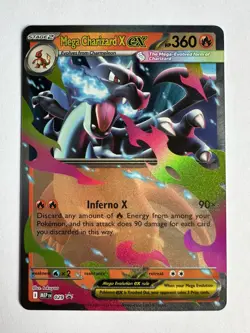 Pokemon Mega Charizard X EX 029 Mega Evolution Black Star Promo - Image 1